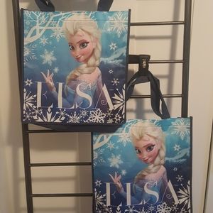 2 Elsa frozen bags/tote